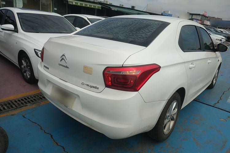 Used Citroen Elysee 2017 1.6L Automatic Fashion Model Rear Right 45 Deg