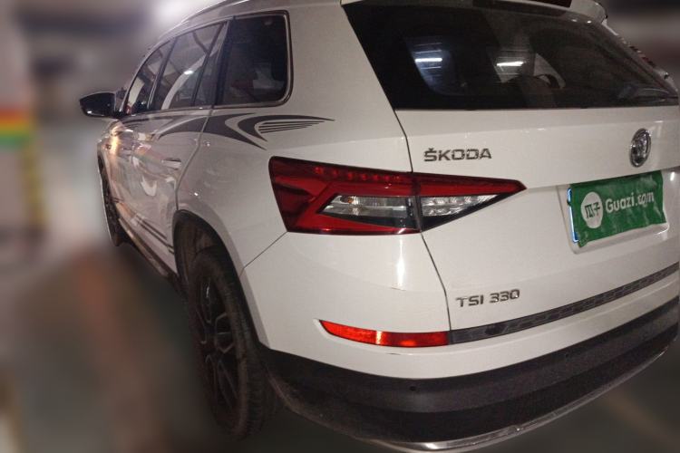 Used Skoda Kodiaq 2018 Restyled TSI330 7-Seater Two-Wheel Drive Luxury Enjoyment Edition Rear Left 45 Deg