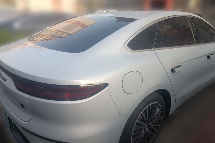 Used BYD Han 2024 DM-i Glory Edition 121KM Premium Model Rear Right 45 Deg