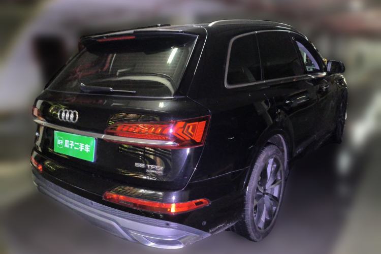 Used Audi Q7 2022 55 TFSI quattro S line Sport model Rear Right 45 Deg