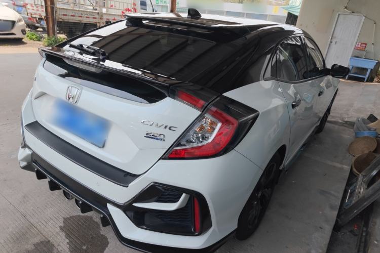 Used Honda Civic 2021 HATCHBACK 220TURBO CVT Trendy Cool Edition Rear Right 45 Deg