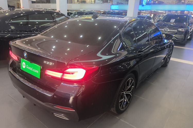 Used BMW 5 Series 2021 530i M Sport Package Rear Right 45 Deg