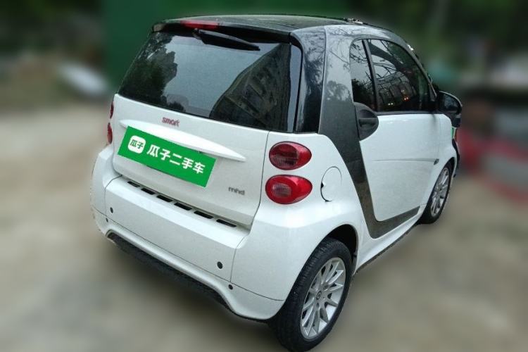 Used smart fortwo 2014 1.0 MHD Midnight Purple Limited Edition Rear Right 45 Deg