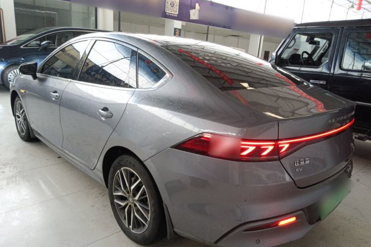 Used BYD Qin PLUS 2021 EV 400KM Luxury Model Rear Left 45 Deg