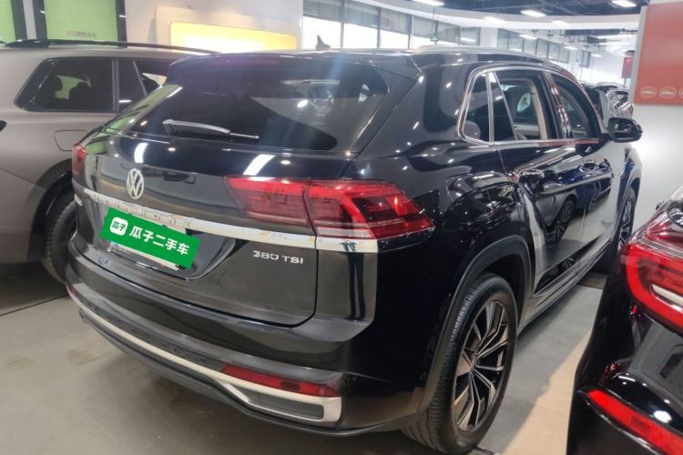 Used Volkswagen Teramont X 2019 380TSI Four-Wheel Drive Prestige Luxury Edition Rear Right 45 Deg