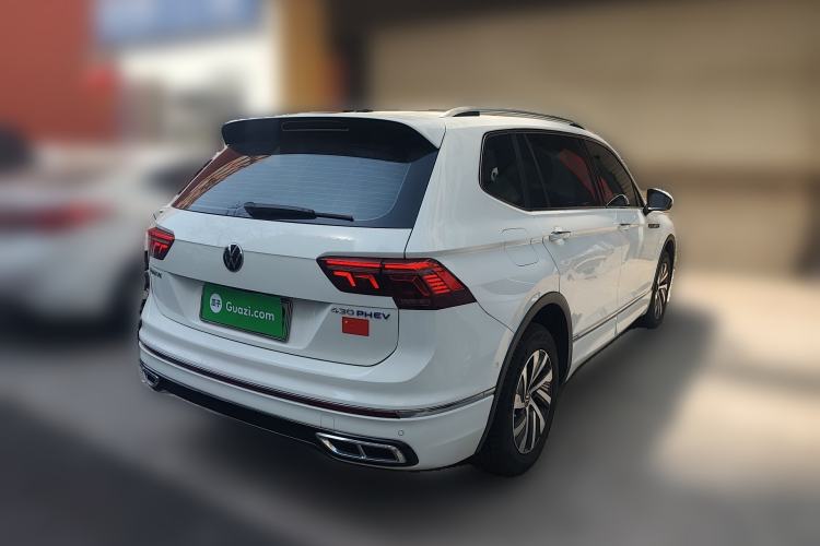 Used Volkswagen Tiguan L New Energy 2023 430 PHEV Plug-in Hybrid Flagship Edition Rear Right 45 Deg