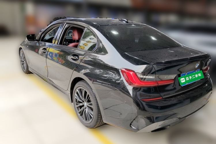 Used BMW 3 Series 2021 325Li M Sport Shadowline Package Rear Left 45 Deg