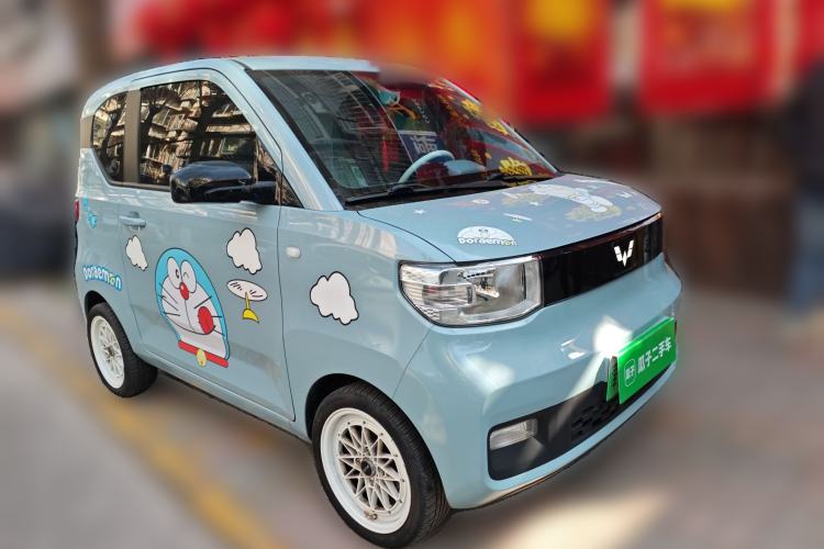 Used Wuling Hongguang MINIEV 2022 Macaron Premium Model – Lithium Iron Phosphate Front Right 45 Deg