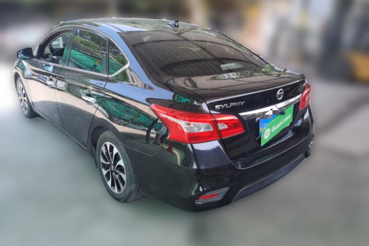 Used Nissan Sylphy 2019 1.6XV CVT Smart Connect Luxury Edition China V Standard Rear Left 45 Deg