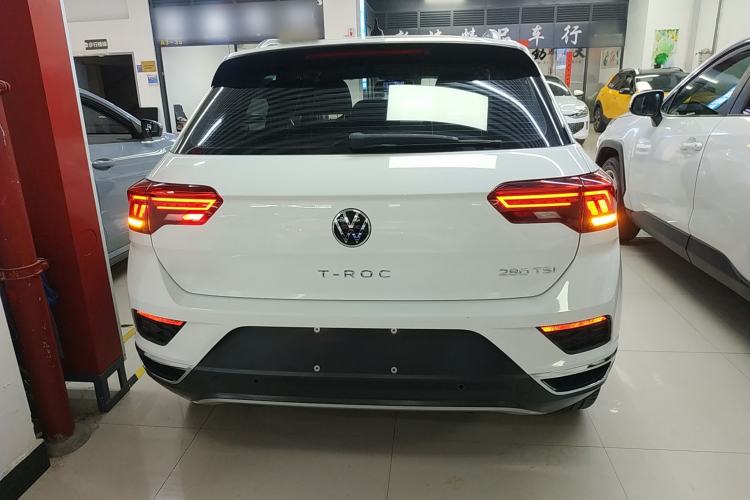 Used Volkswagen T-ROC 2021 280TSI DSG Two-Wheel Drive Comfort Connect Edition Rear