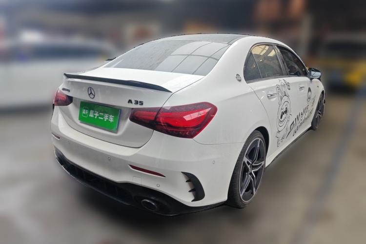 Used Mercedes-Benz A AMG 2024 Facelift AMG A 35 L 4MATIC Rear Right 45 Deg