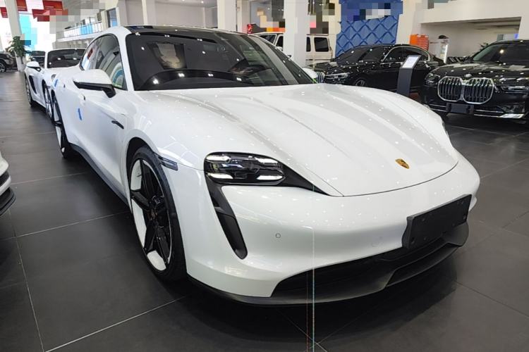 Used Porsche Taycan 2022-Year Updated Taycan Front Right 45 Deg