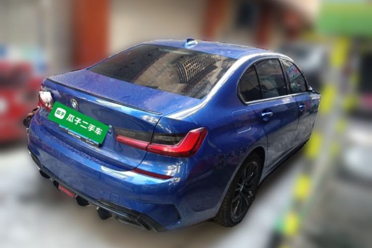 Used BMW 3 Series 2022 325Li M Sport Night Edition Package Rear Right 45 Deg