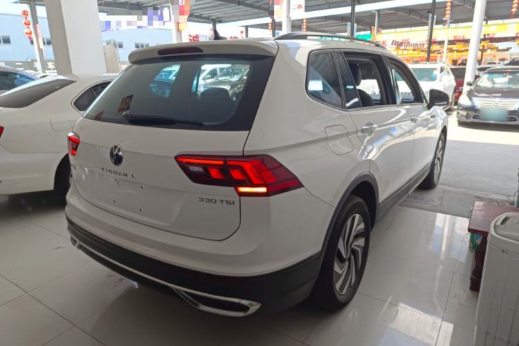 Used Volkswagen Tiguan L 2022 330TSI Automatic Two-Wheel Drive Comfort Edition Rear Right 45 Deg