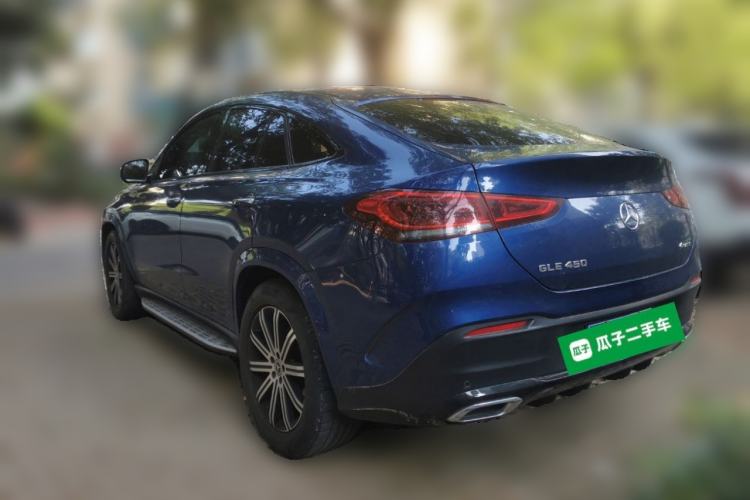Used Mercedes-Benz GLE Coupe 2020 GLE 350 4MATIC Coupe SUV Luxury Model Rear Left 45 Deg