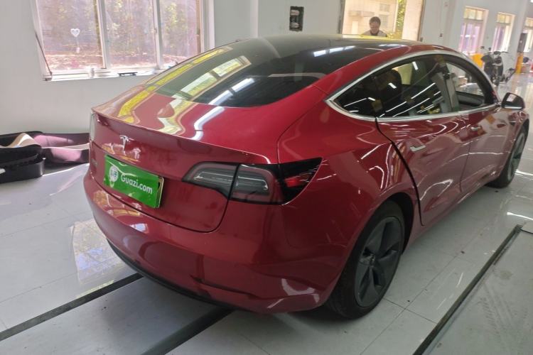 Used Tesla Model 3 2020 Refreshed Version Long-Range Rear-Wheel Drive Rear Right 45 Deg