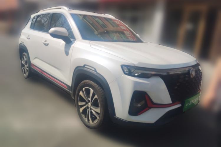 Used CHANGAN CS35PLUS 2021 Revised Version Blue Whale NE 1.4T DCT Luxury Edition Exterior 2