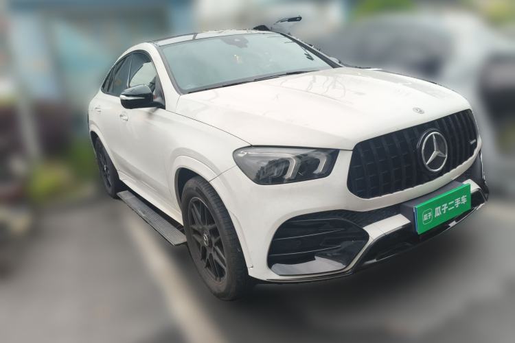 Used Mercedes-Benz GLE Coupe 2020 GLE 350 4MATIC Coupe SUV Luxury Model Front Right 45 Deg