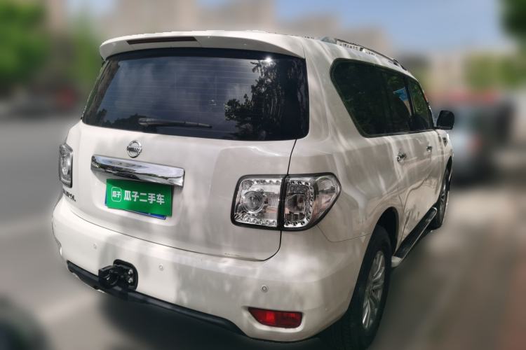 Used Nissan Patrol 2019 Y62 4.0L SE-T1 Middle East Rear Right 45 Deg