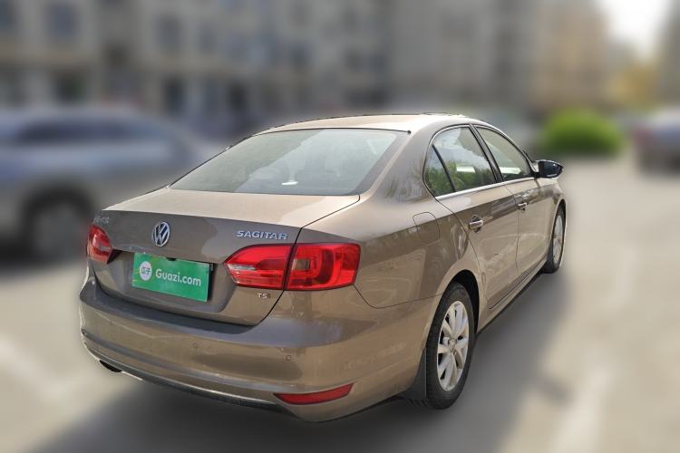 Used Volkswagen Sagitar 2014 1.4TSI Automatic Luxury Model Rear Right 45 Deg