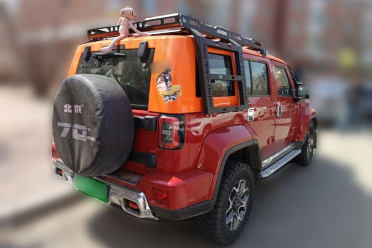 Used BAIC Off-Road BJ40 2019 2.3T Automatic Four-Wheel Drive Shengshi Huazhang Edition China VI Emission Standard Rear Right 45 Deg