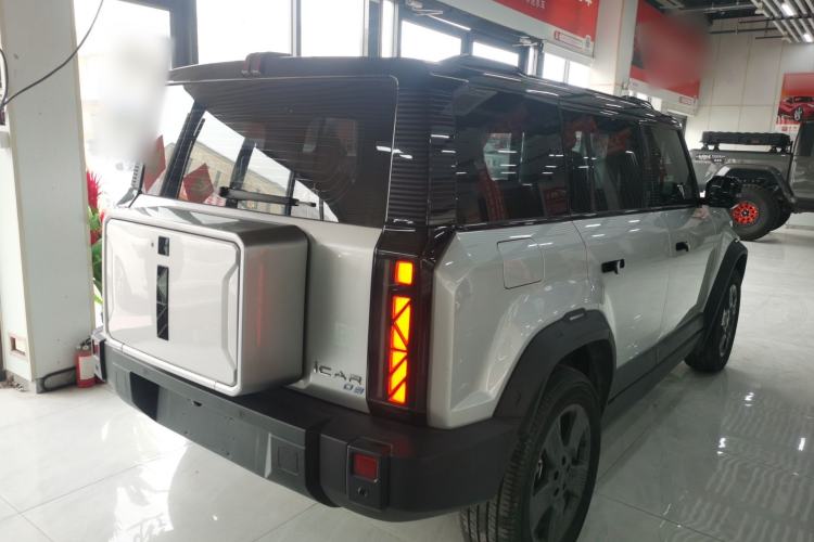 Used iCAR 03 2024 501km Two-Wheel Drive Long-Range Version Rear Right 45 Deg