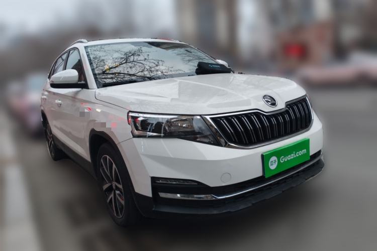 Used Skoda Kamiq 2021 1.5L Automatic Comfort Edition Front Right 45 Deg