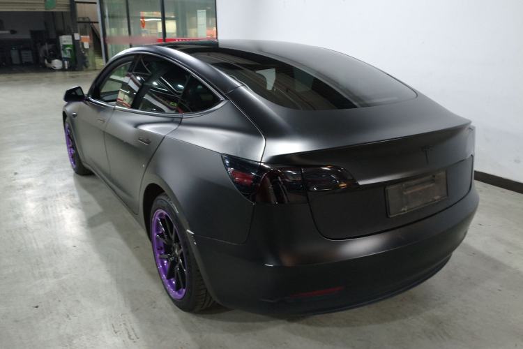 Used Tesla Model 3 2019 Long-Range Rear-Wheel-Drive Version Rear Left 45 Deg