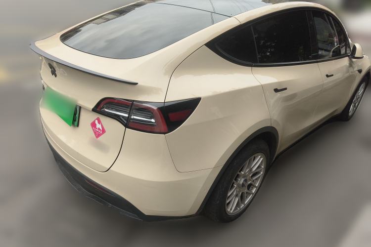 Used Tesla Model Y 2021 Standard Range Rear-Wheel Drive Version Rear Right 45 Deg