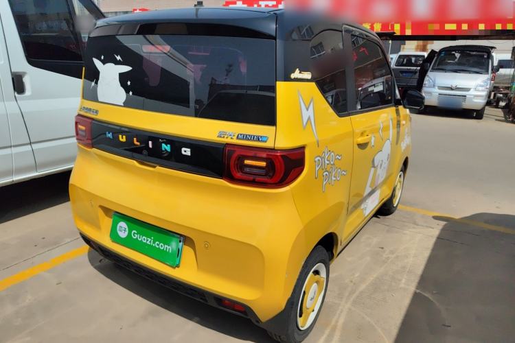 Used Wuling Hongguang MINIEV 2021 Macaron Premium Model – Lithium-NMC Rear Right 45 Deg