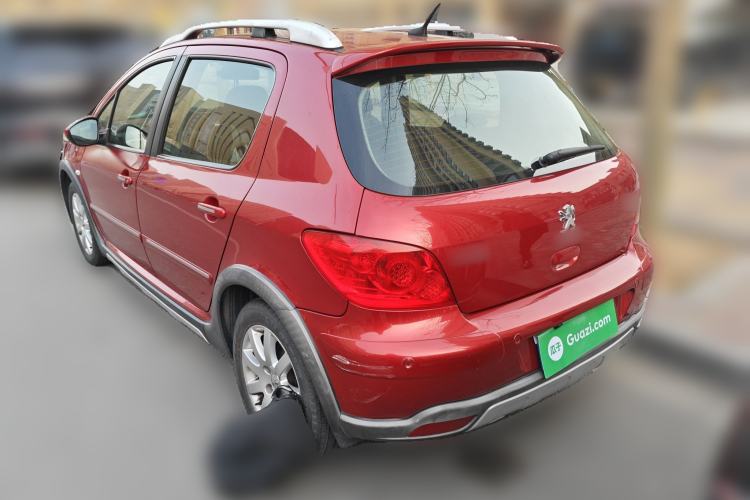 Used Peugeot 307 2013 1.6L Automatic CROSS Rear Left 45 Deg