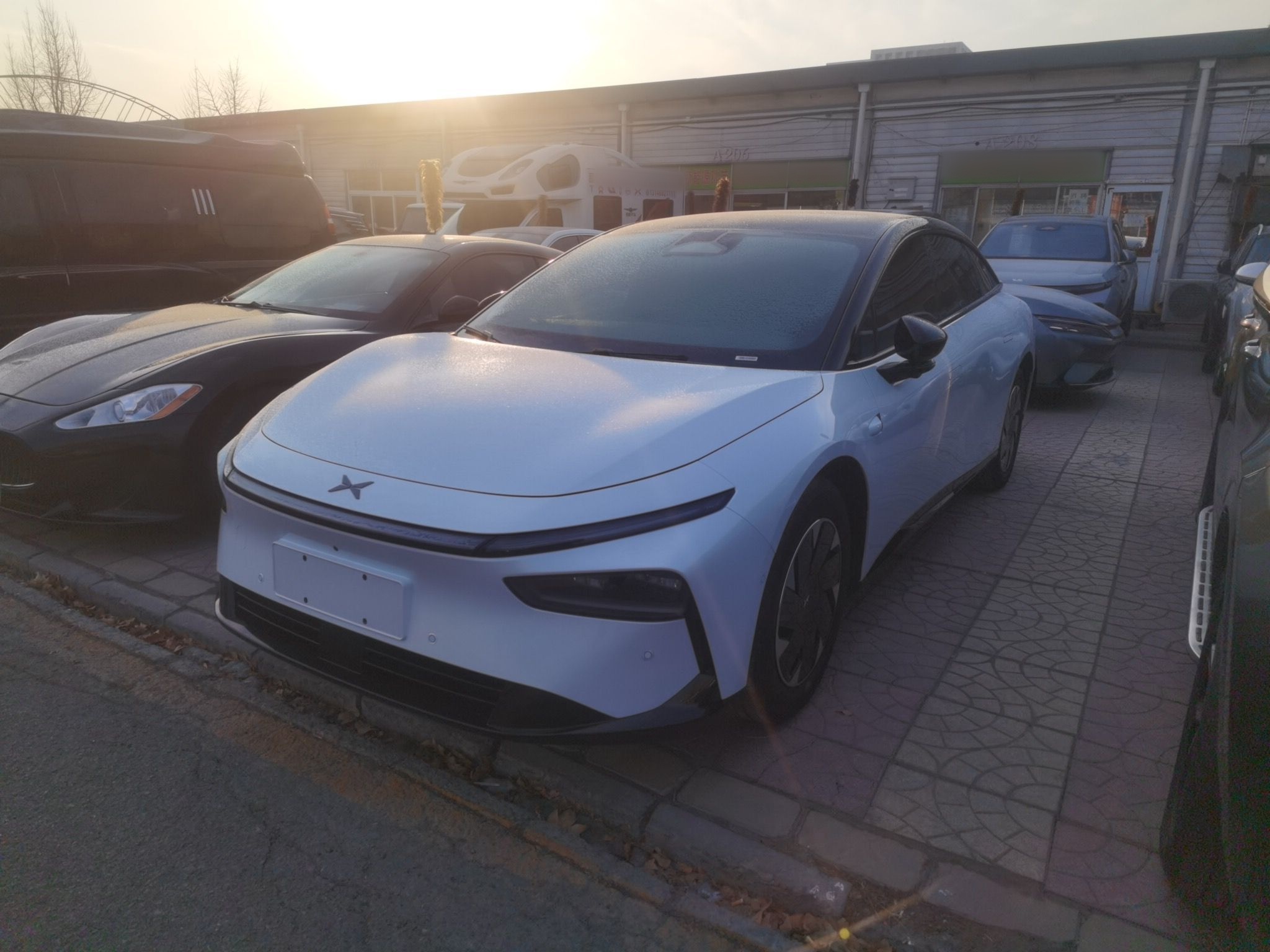 تحت مقدمة السيارة