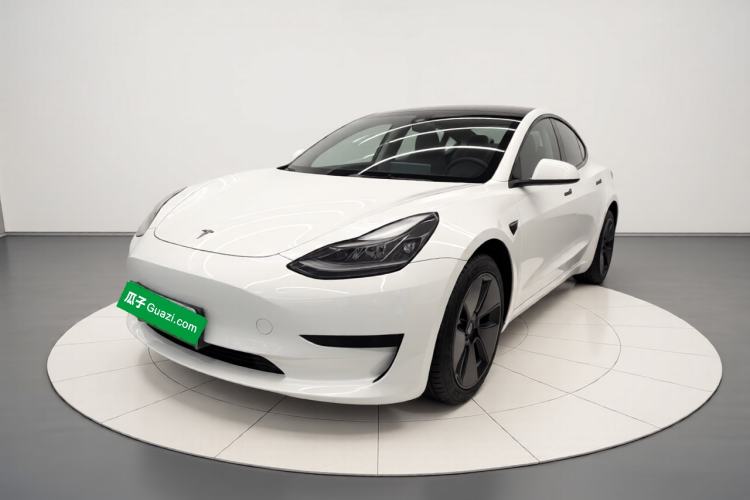 Used Tesla Model 3 2021 Standard Range Rear-Wheel Drive Upgraded Version 3D6 Front Left 45 Deg