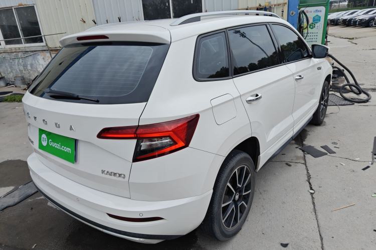 Used Skoda Karoq 2022 TSI280 Luxury Edition Rear Right 45 Deg