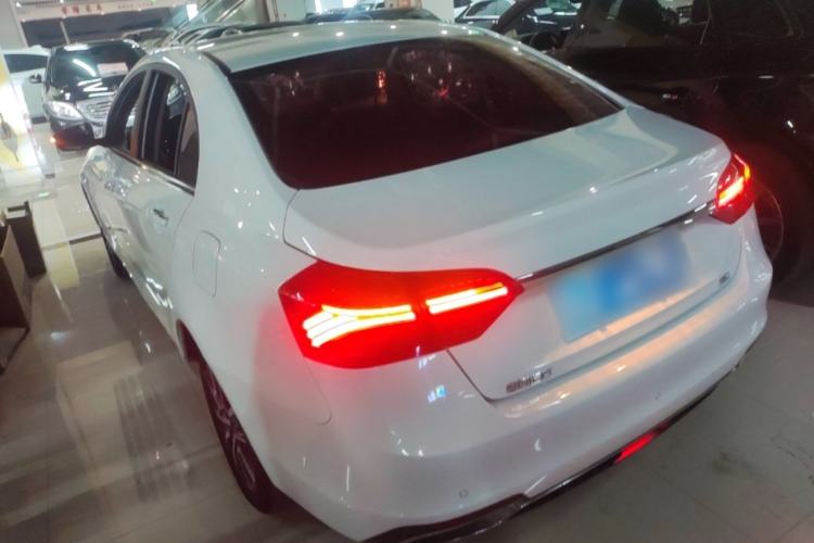 Used Geely Auto Emgrand 2019 Leading Edition 1.5L CVT Upward-Connected Model China VI Standard Rear Left 45 Deg