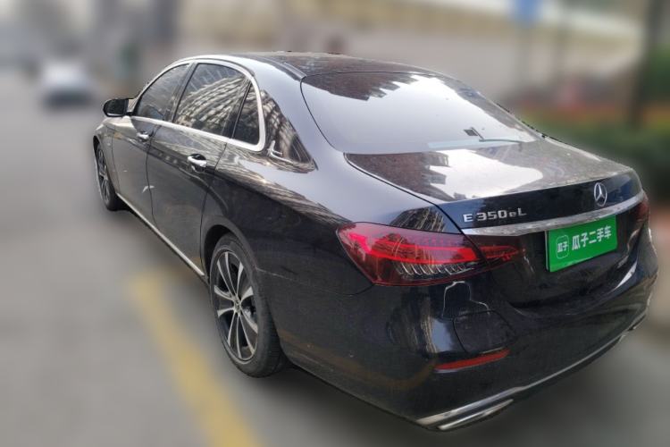 Used Mercedes-Benz E-Class New Energy 2021 E 350 e L Plug-in Hybrid Sedan Rear Left 45 Deg