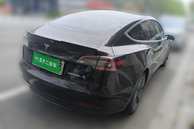 Used Tesla Model 3 2020 Refreshed Version Long-Range Rear-Wheel Drive Rear Right 45 Deg