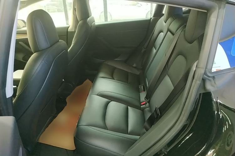 Used Tesla Model 3 2021 Performance High-Performance All-Wheel-Drive Version Left Rear Seat
