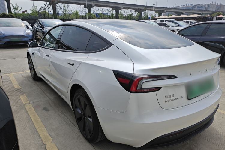 Used Tesla Model 3 2023 Rear-Wheel-Drive Version Rear Left 45 Deg