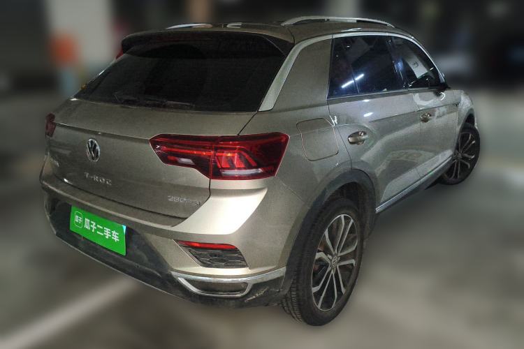 Used Volkswagen T-ROC 2020 280TSI DSG Two-Wheel Drive Comfort Version Rear Right 45 Deg