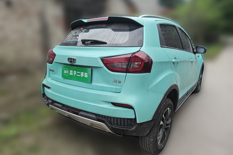 Used Geely Auto Vision X3 2019 Upgraded Model 1.5L Manual Elite Version Rear Right 45 Deg