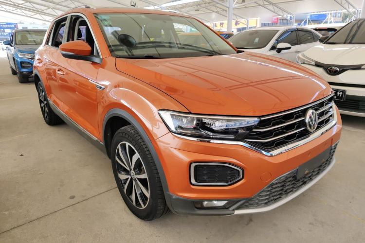 Used Volkswagen T-ROC 2018 280TSI DSG Two-Wheel-Drive Comfort Version China V Standard Front Right 45 Deg