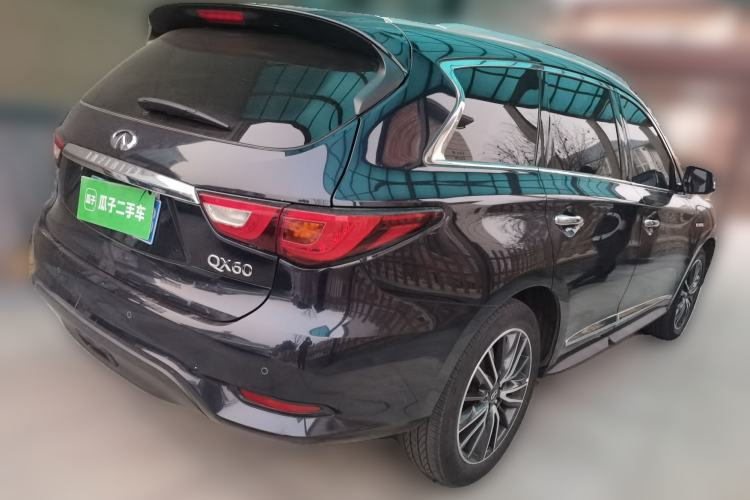 Used Infiniti QX60 2018 2.5 S/C Hybrid Four-Wheel-Drive Champion Family Edition Rear Right 45 Deg