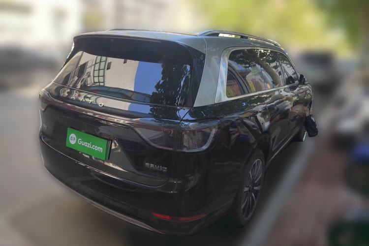 Used Hima AITO M9 2024 All-Electric Max Version 100 kWh 6-Seater Rear Right 45 Deg