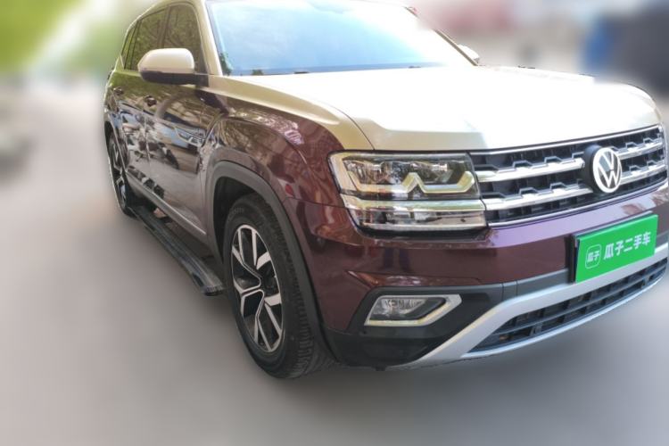 Used Volkswagen Teramont 2020 380TSI Four-Wheel Drive Luxury Version China VI Standard Front Right 45 Deg