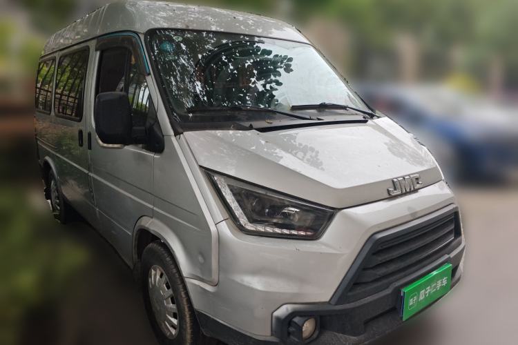 Used JMC Transit 2017 2.8T Commercial Version Short Wheelbase Mid-Roof 6/7/8-Seater JX493 Front Right 45 Deg