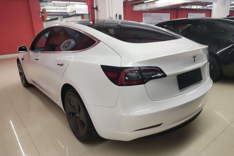 Used Tesla Model 3 2020 Standard Range Rear-Wheel Drive Upgraded Version Rear Left 45 Deg