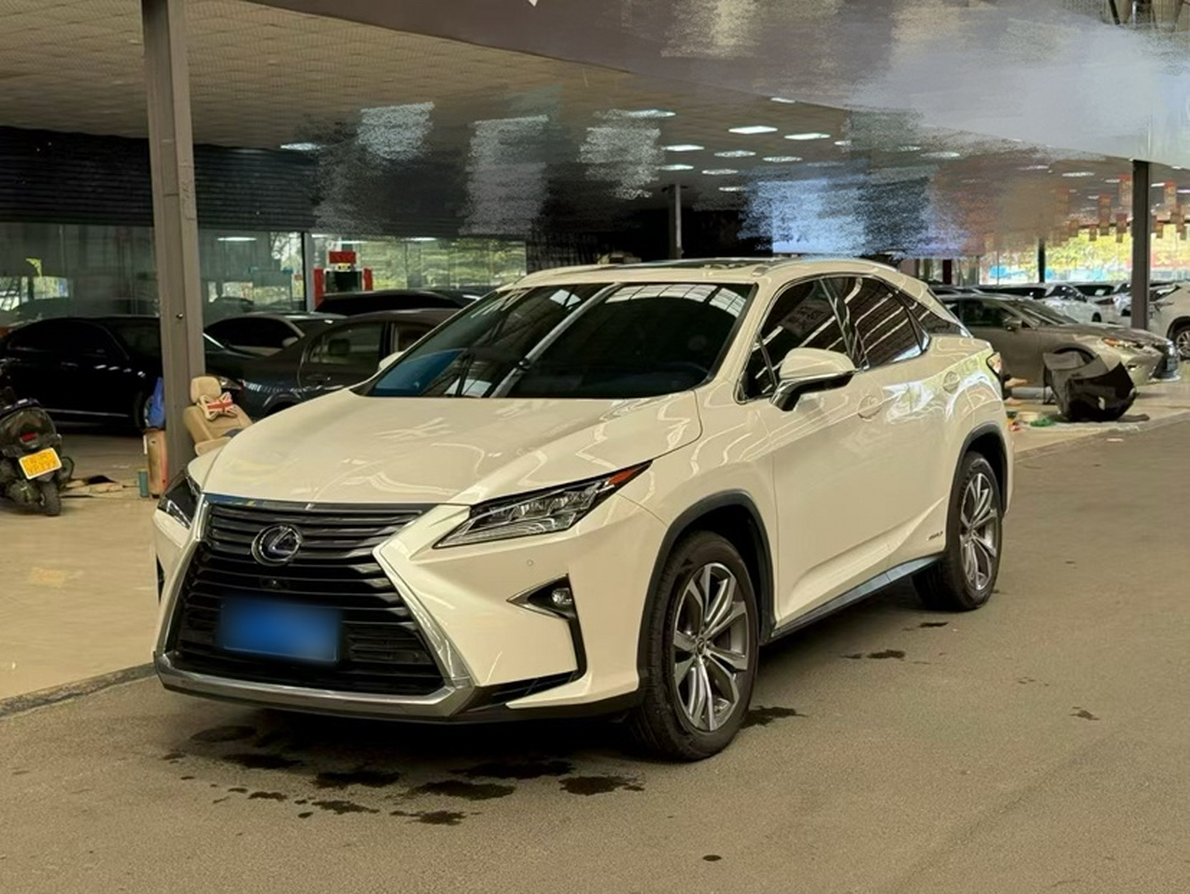 تحت مقدمة السيارة