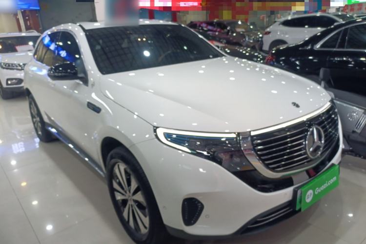 Used Mercedes-Benz EQC 2021 EQC 350 4MATIC Front Right 45 Deg