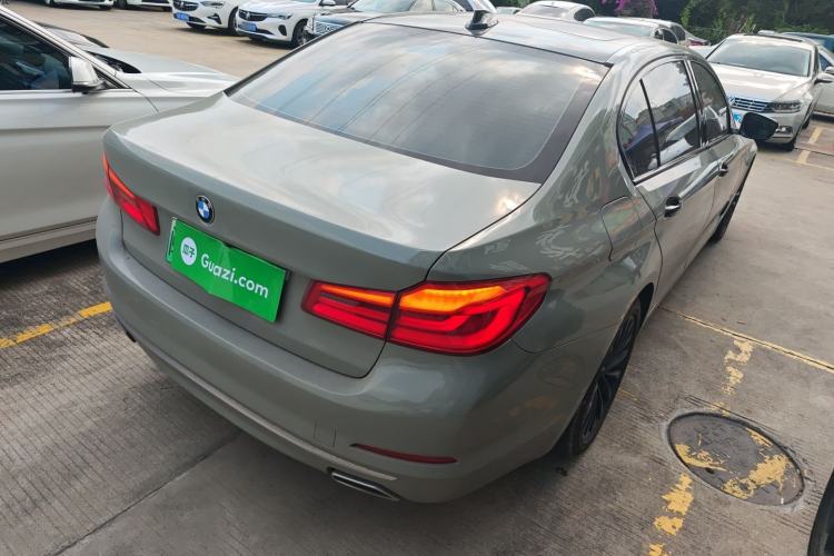 Used BMW 5 Series New Energy 2020 Mileage Upgrade Version 530Le Luxury Package Rear Right 45 Deg